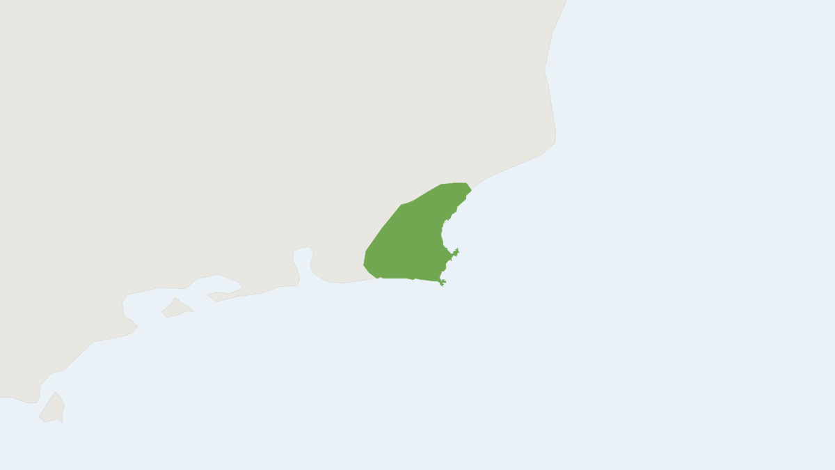 Range map of the Golden Lion Tamarin (Leontopithecus rosalia) covering Brazil