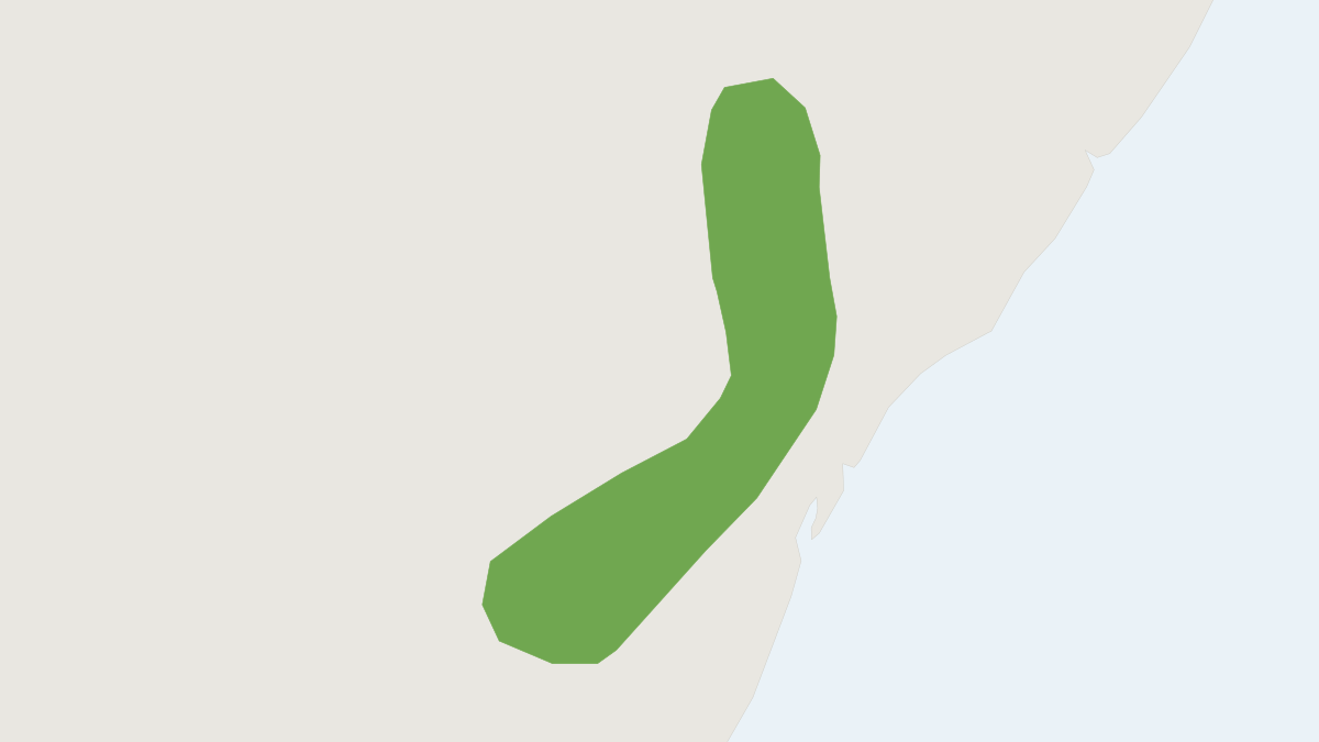 Range map of the Goldman's Nectar Bat (Lonchophylla mordax)
