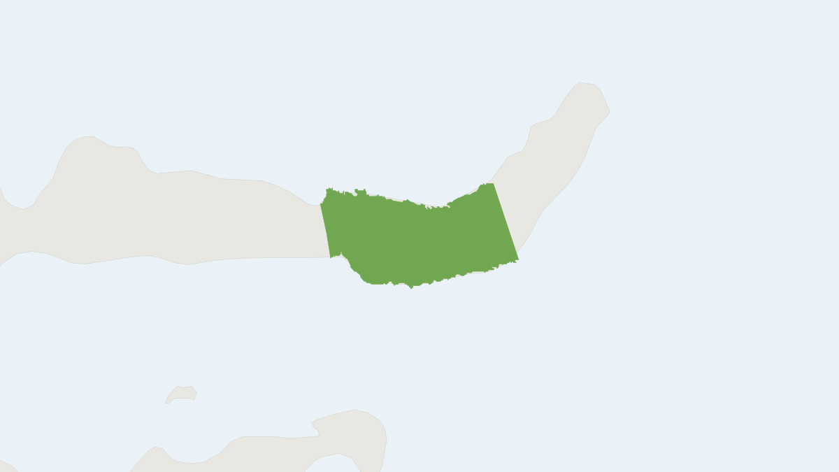 Range map of the Gorontalo Macaque (Macaca nigrescens)