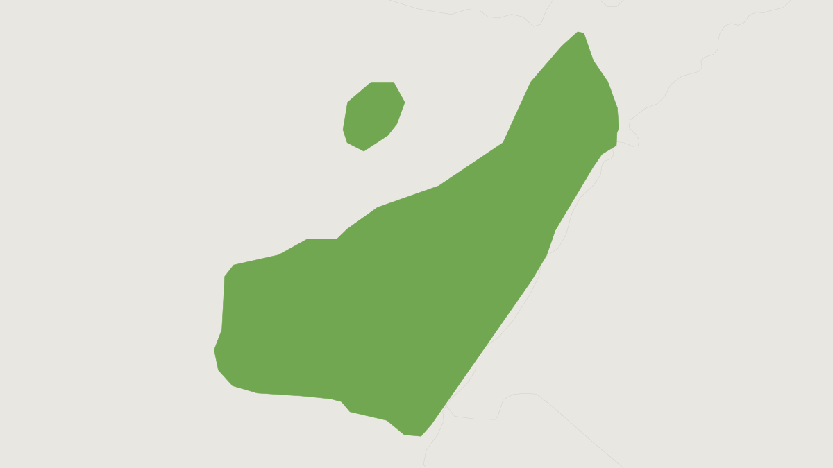 Range map of the Goya Tuco-tuco (Ctenomys perrensi)