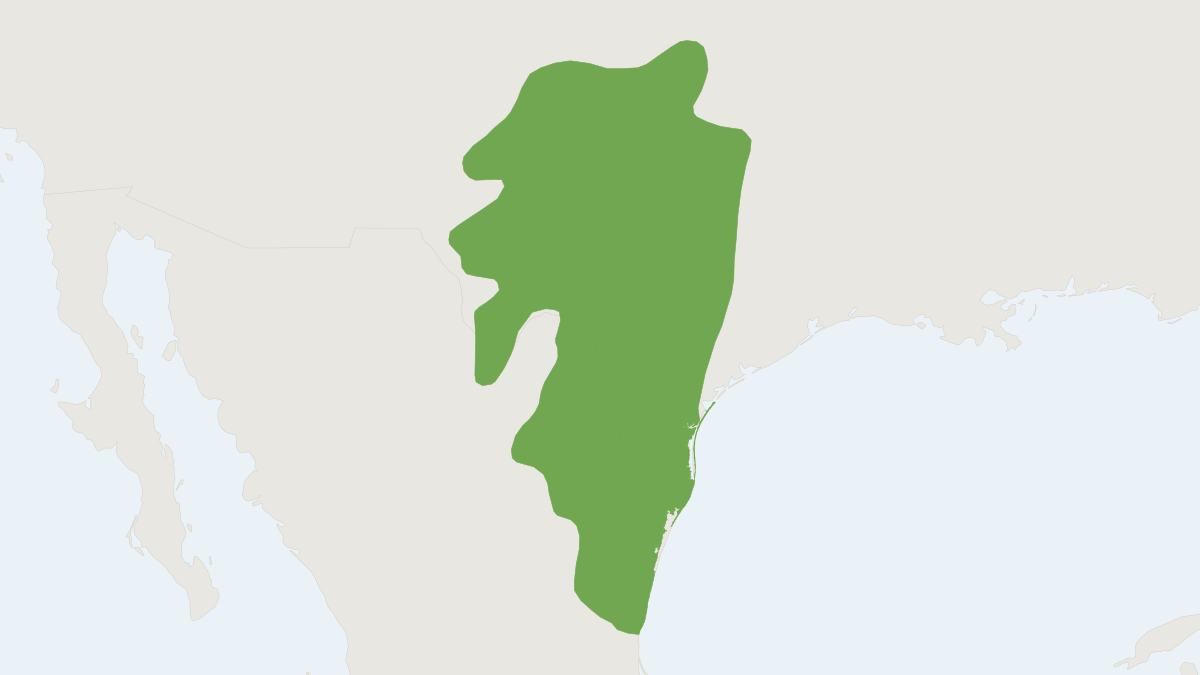 Range map of the Great Basin Pocket Mouse (Perognathus merriami)