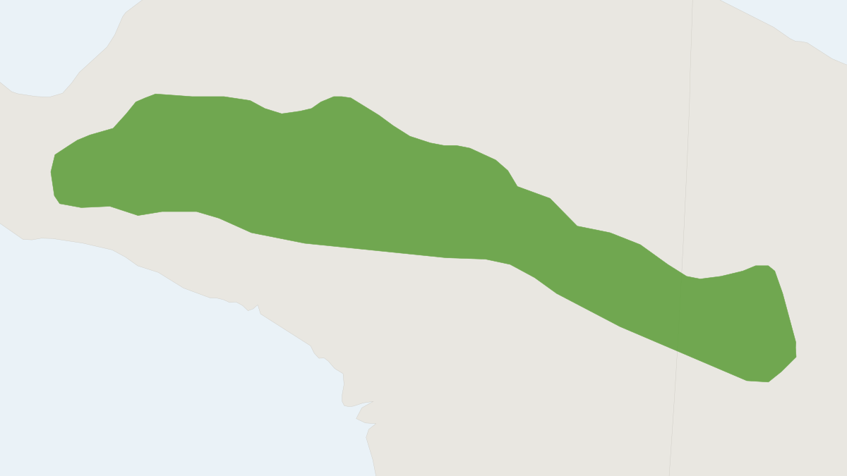 Range map of the Great-tailed Striped Possum (Dactylopsila megalura)