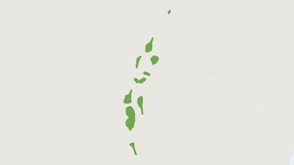 Range map of the Greater Large-headed Shrew (Paracrocidura maxima)