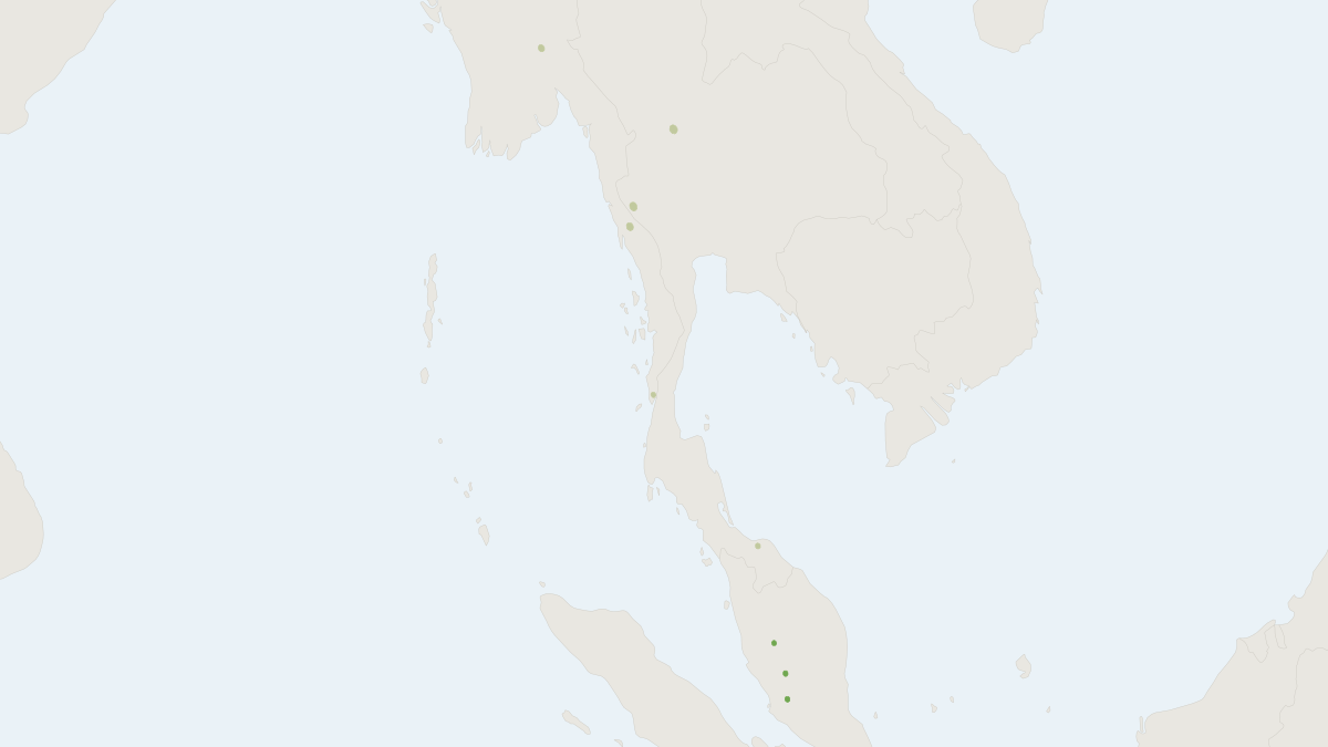 Range map of the Greater Marmoset Rat (Hapalomys longicaudatus)