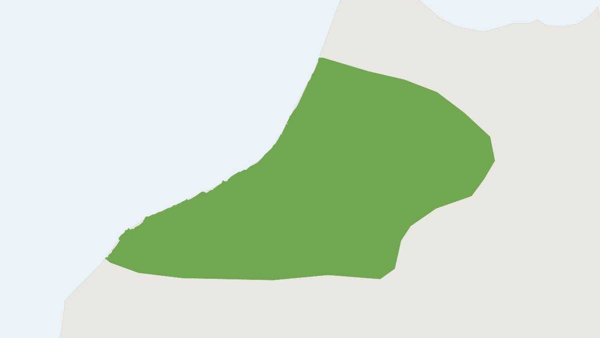 Range map of the Greater Short-tailed Gerbil (Gerbillus maghrebi)
