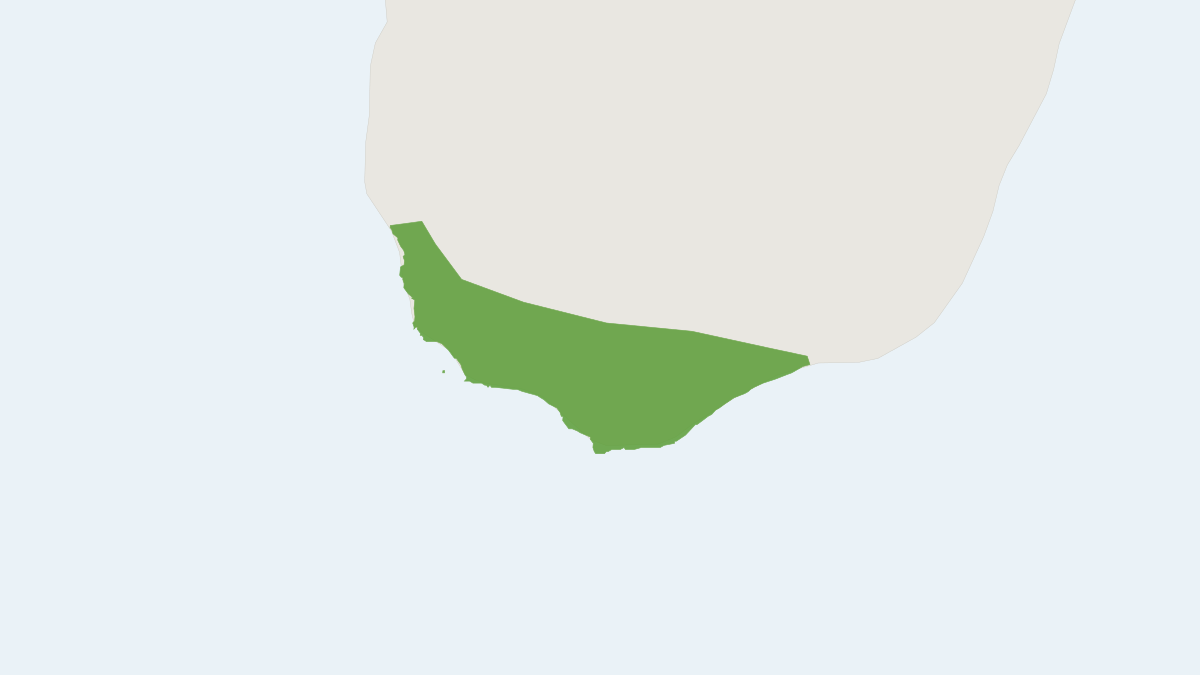 Range map of the Griffiths’s Long-fingered Bat (Miniopterus griffithsi)