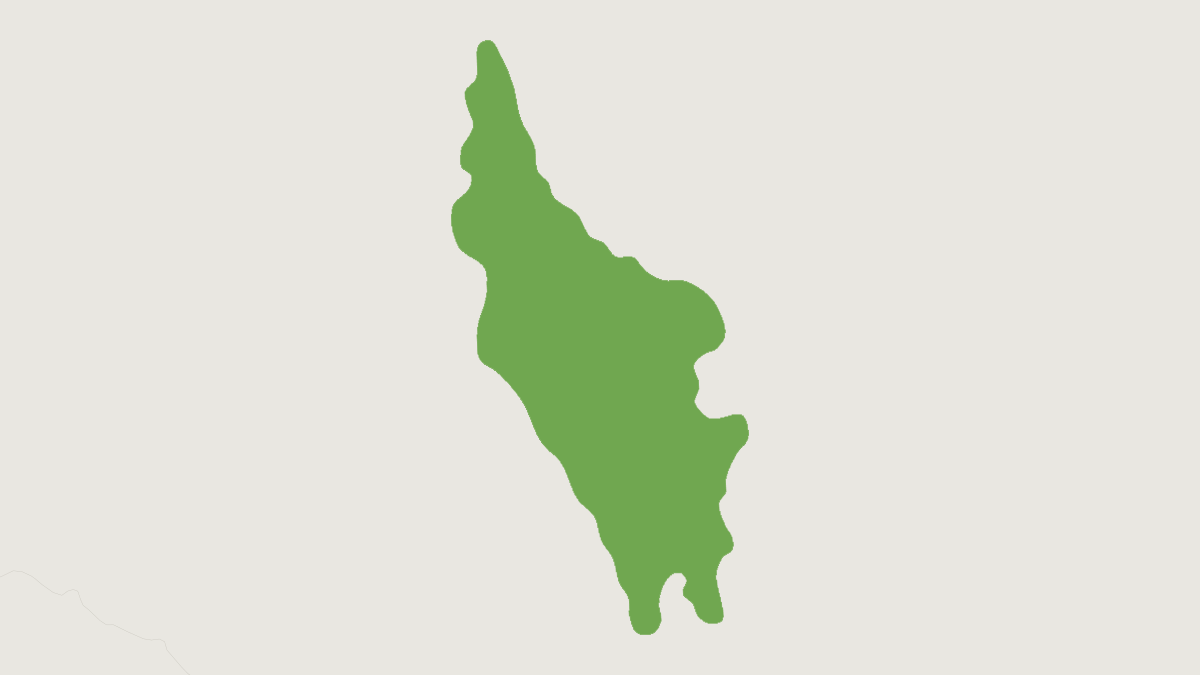 Range map of the Groves’ Titi (Plecturocebus grovesi)