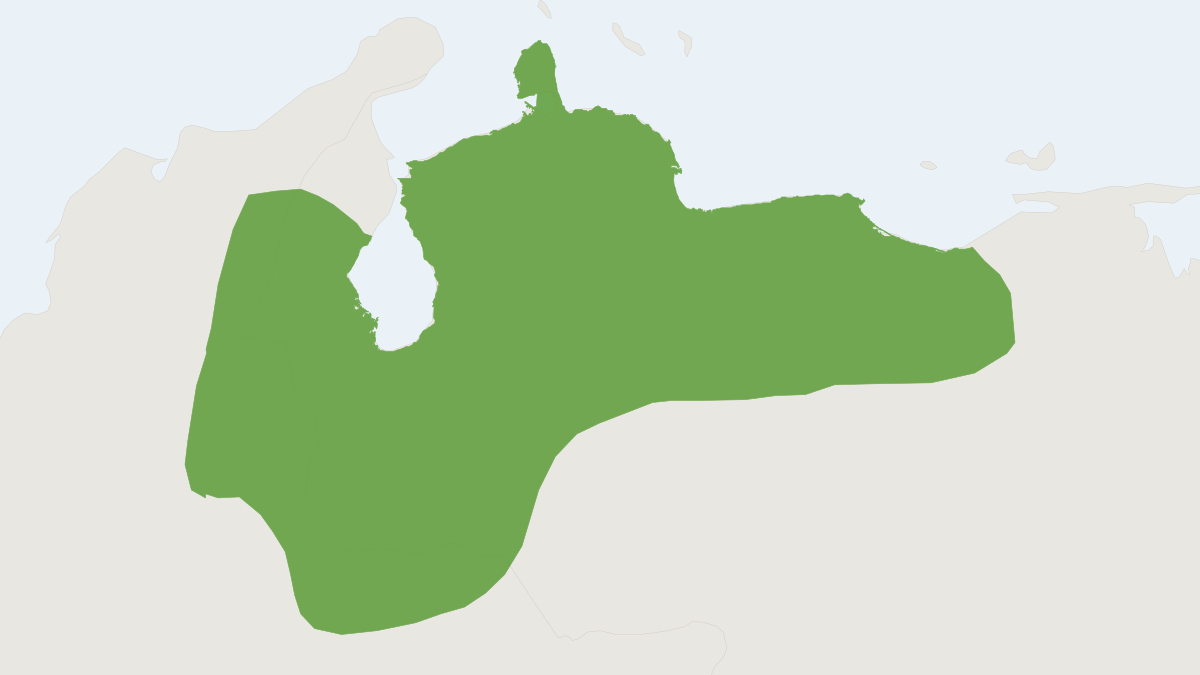 Range map of the Guaira Spiny Rat (Proechimys guairae)