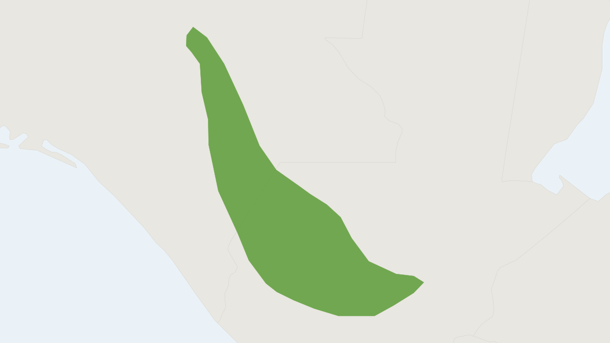 Range map of the Guatemalan Vole (Microtus guatemalensis)