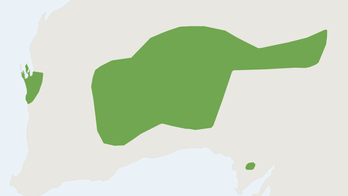 Range map of the Hairy-footed Dunnart (Sminthopsis hirtipes)