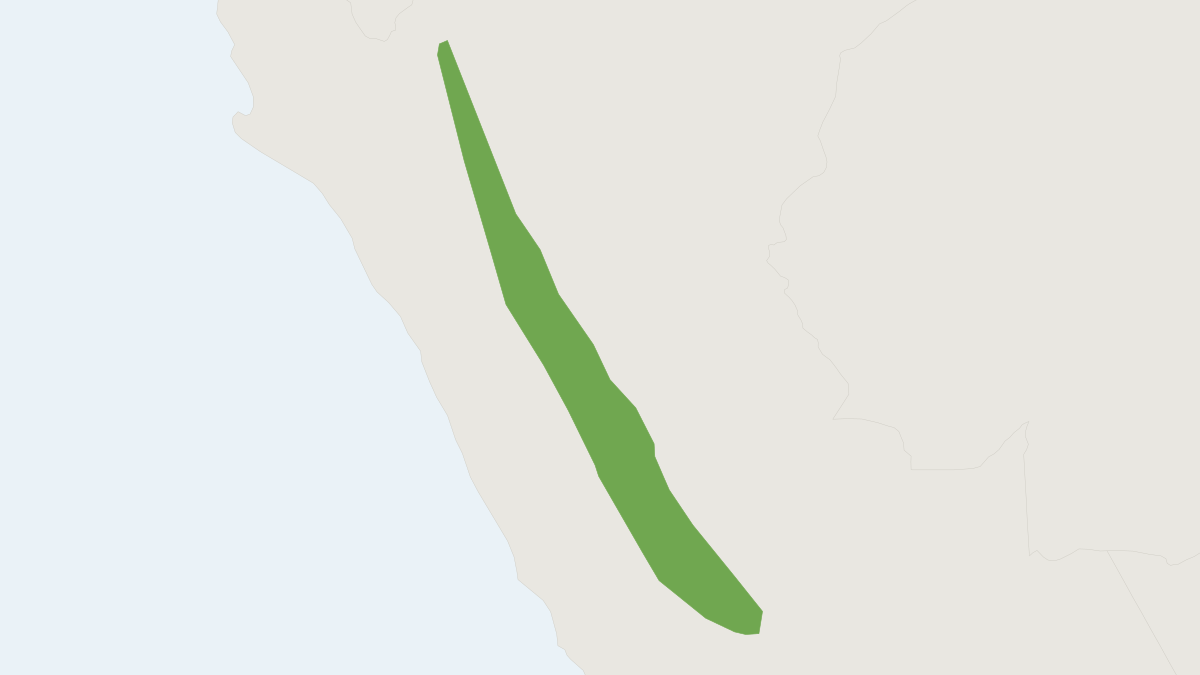 Range map of the Hairy Long-nosed Armadillo (Dasypus pilosus)