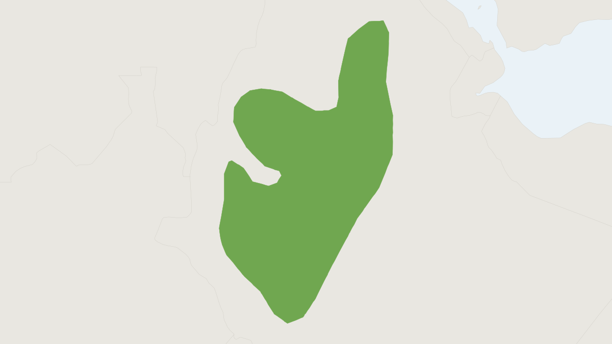 Range map of the Harrington's Rat (Desmomys harringtoni)