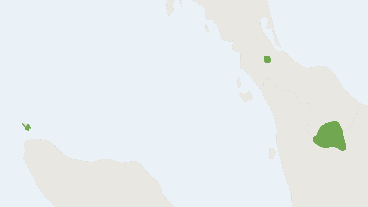 Range map of the Herman's Myotis (Myotis hermani)