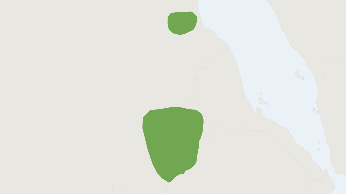 Range map of the Heuglin's Gazelle (Eudorcas tilonura)