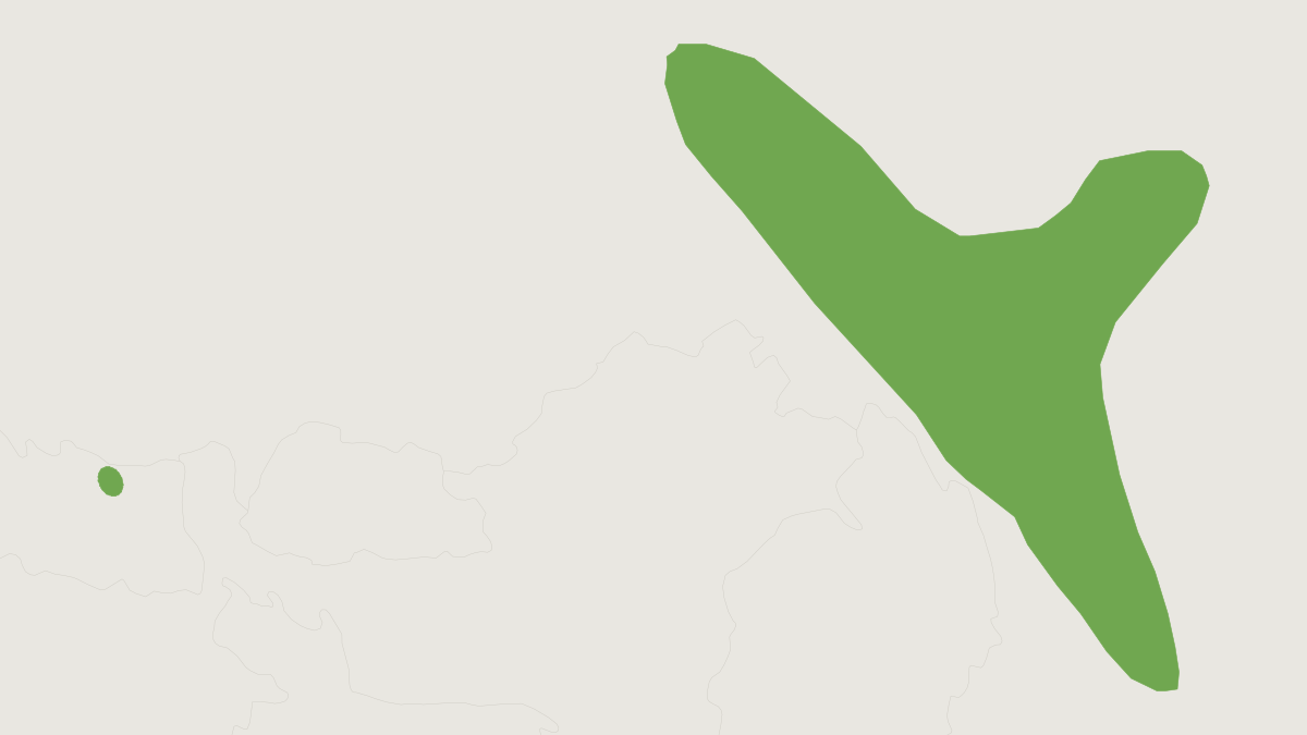 Range map of the Highland Shrew (Sorex excelsus)