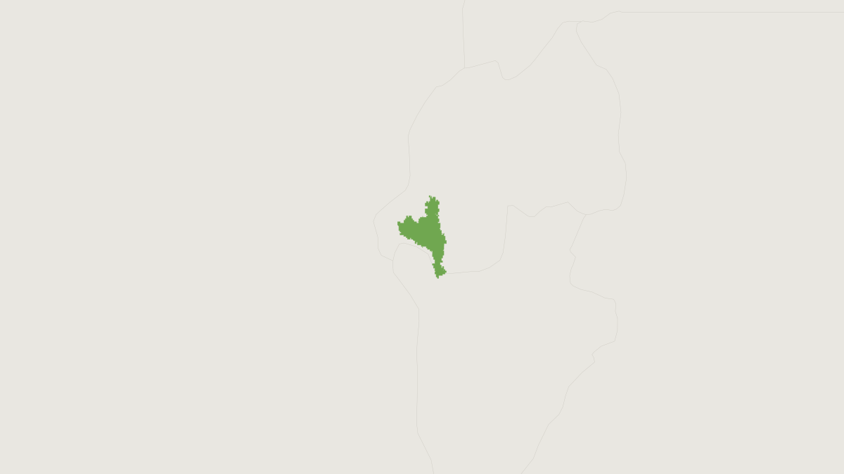 Range map of the Hill's Horseshoe Bat (Rhinolophus hilli)