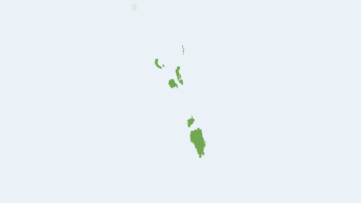Range map of the Hipposideros nicobarulae (Hipposideros nicobarulae)