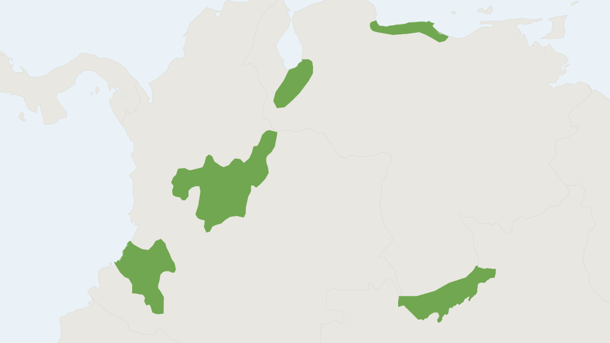 Range map of the Histiotus humboldti (Histiotus humboldti)