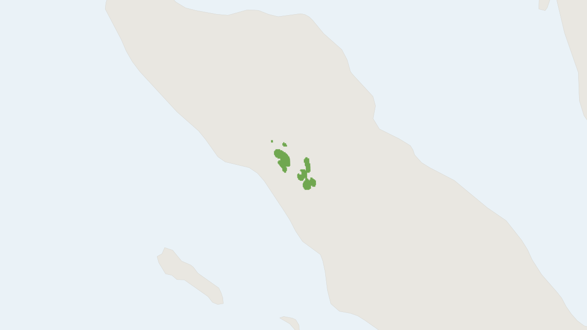 Range map of the Hoogerwerf’s Sumatran Rat (Rattus hoogerwerfi)