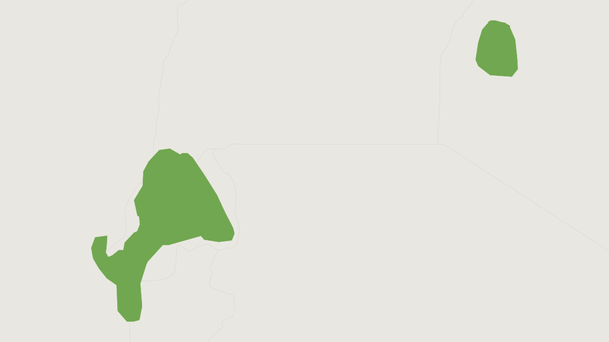 Range map of the Hopkins's Groove-toothed Swamp Rat (Pelomys hopkinsi)