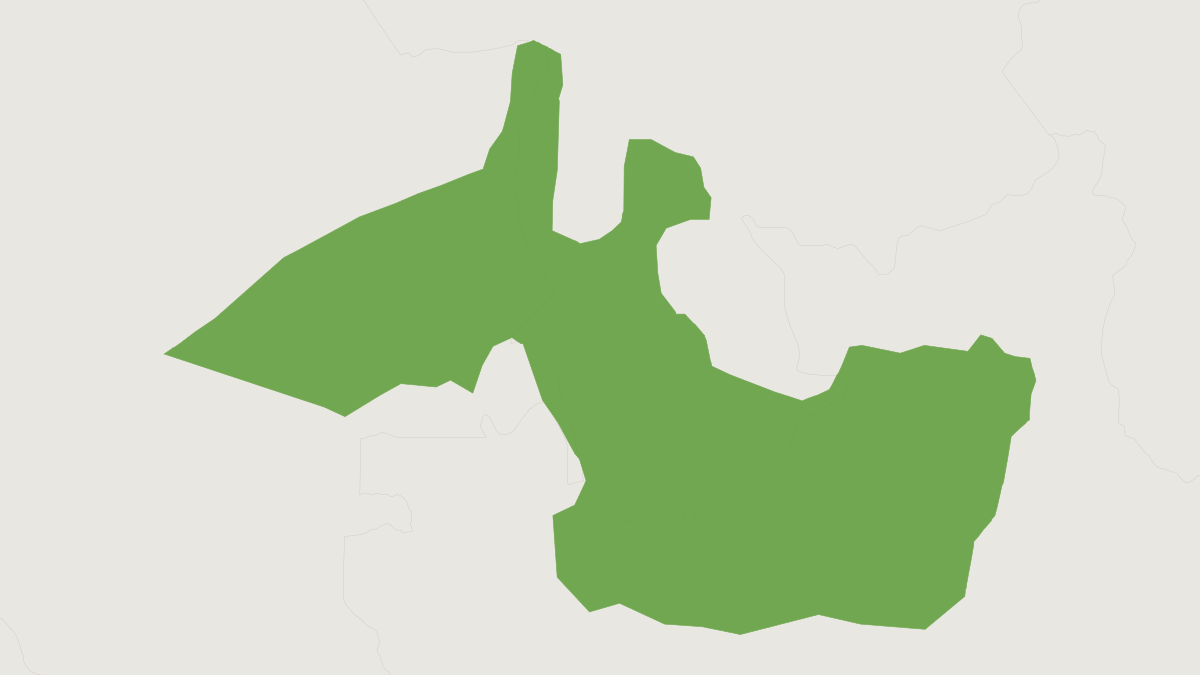 Range map of the Humboldt's White-fronted Capuchin (Cebus albifrons)