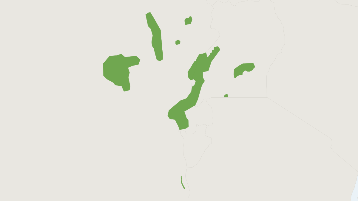 Range map of the Hylomyscus stella (Hylomyscus stella)