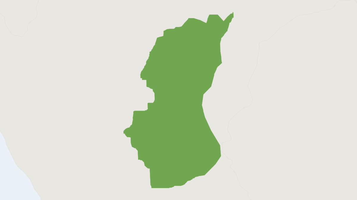Range map of the Illiger’s Saddle-back Tamarin (Leontocebus illigeri)