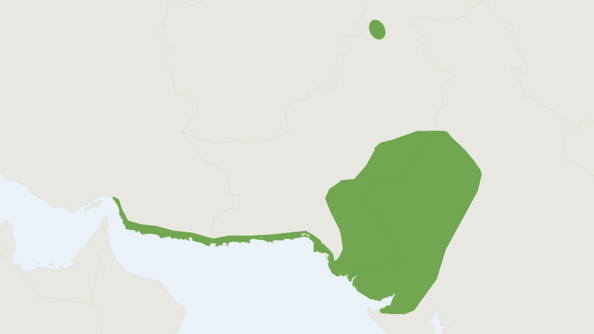 Range map of the Indian Desert Gerbil (Meriones hurrianae)