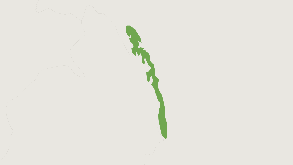 Range map of the Inquisitive Shrew Mole (Uropsilus investigator)