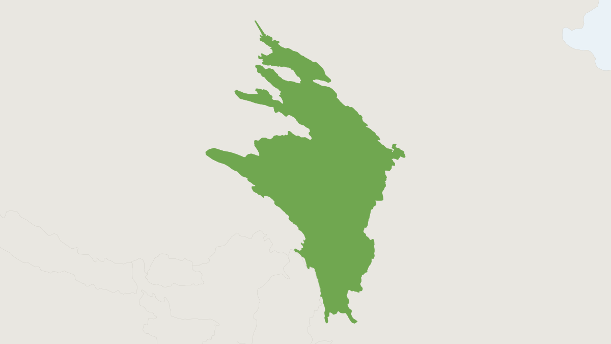 Range map of the Irene's Mountain Vole (Neodon irene)