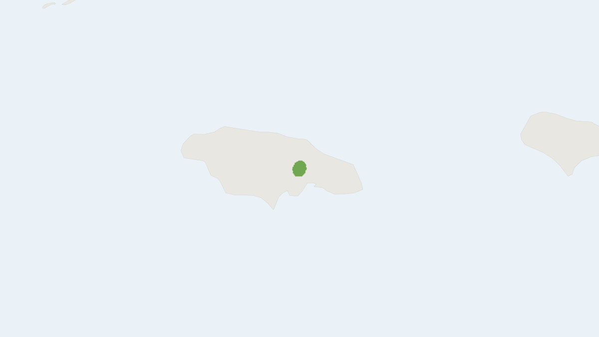 Range map of the Jamaican Flower Bat (Phyllonycteris aphylla)