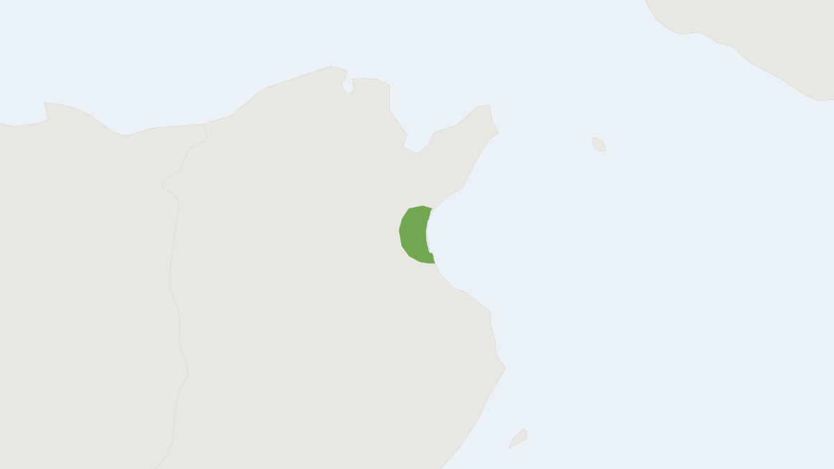 Range map of the James's Gerbil (Gerbillus jamesi)