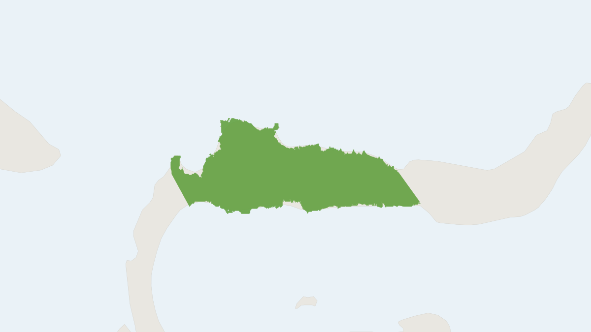 Range map of the Jatna’s Tarsier (Tarsius supriatnai)