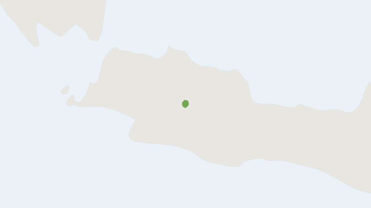 Range map of the Javan Pithecheir (Pithecheir melanurus)