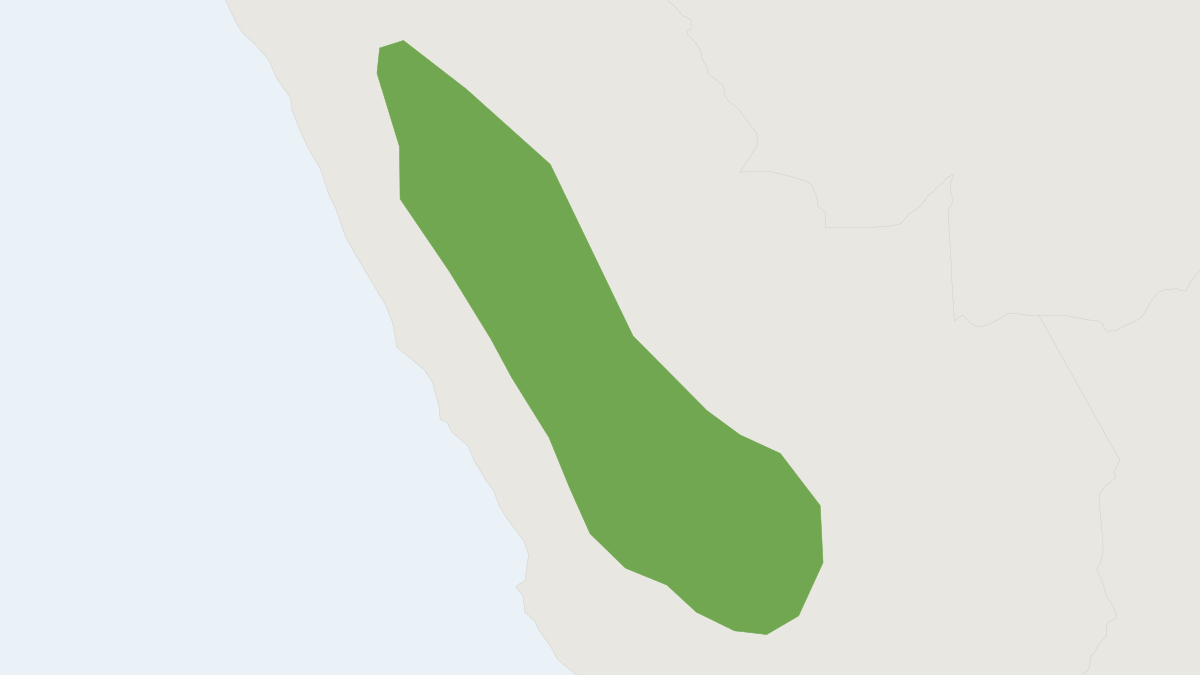 Range map of the Junín Red Squirrel (Sciurus pyrrhinus)