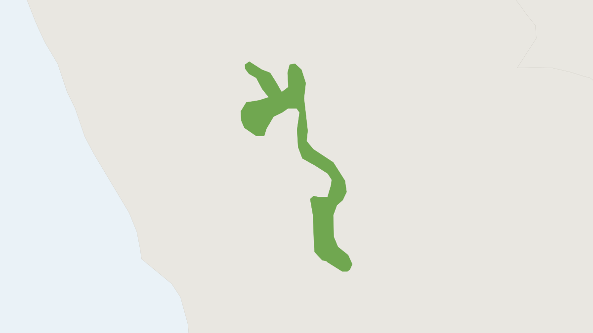 Range map of the Junin Slender Opossum (Marmosops juninensis)