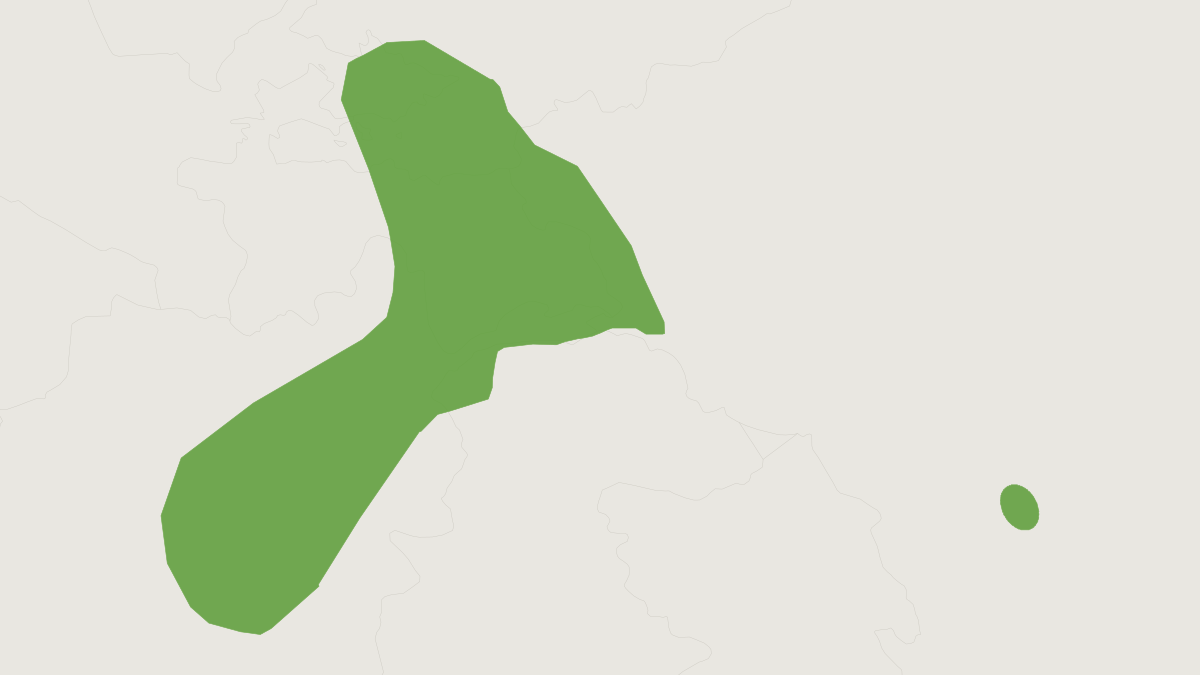 Range map of the Juniper Vole (Microtus juldaschi)