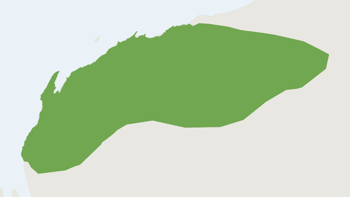 Range map of the Kaluta (Dasykaluta rosamondae)