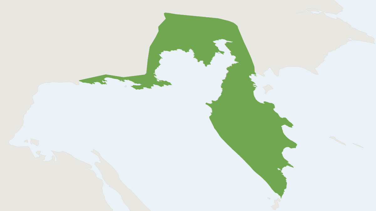 Range map of the Kamchatcka Shrew (Sorex camtschatica)