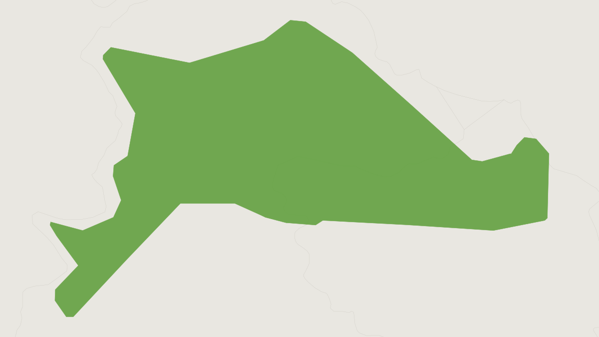 Range map of the Kashmir White-toothed Shrew (Crocidura pullata)