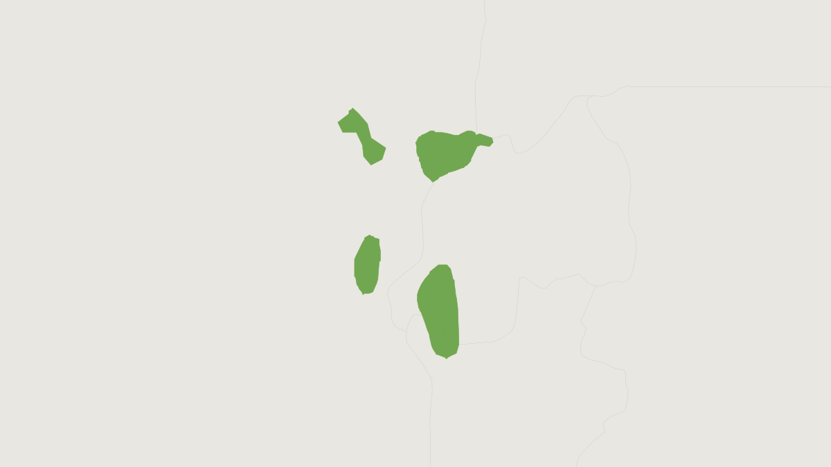 Range map of the Kemp's Thicket Rat (Thamnomys kempi)
