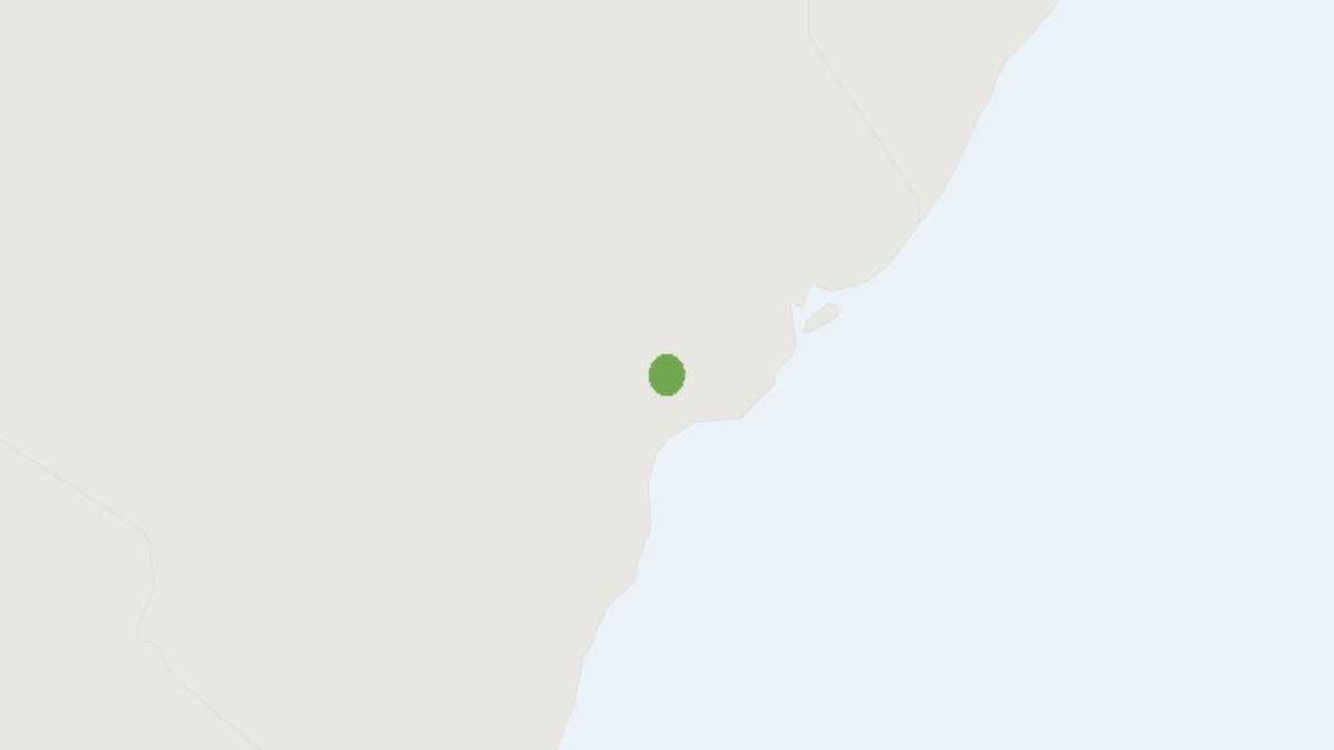 Range map of the Kenyan Wattled Bat (Glauconycteris kenyacola)