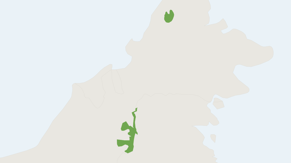 Range map of the Kinabalu Shrew (Crocidura baluensis)