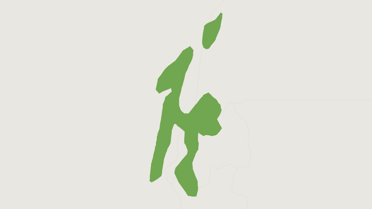 Range map of the Kivu African Climbing Mouse (Dendromus kivu)