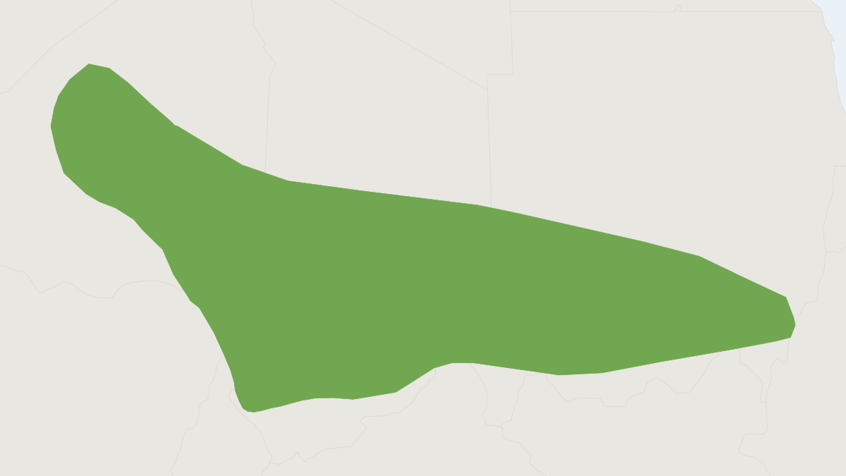 Range map of the Kollmannsperger's Mastomys (Mastomys kollmannspergeri)