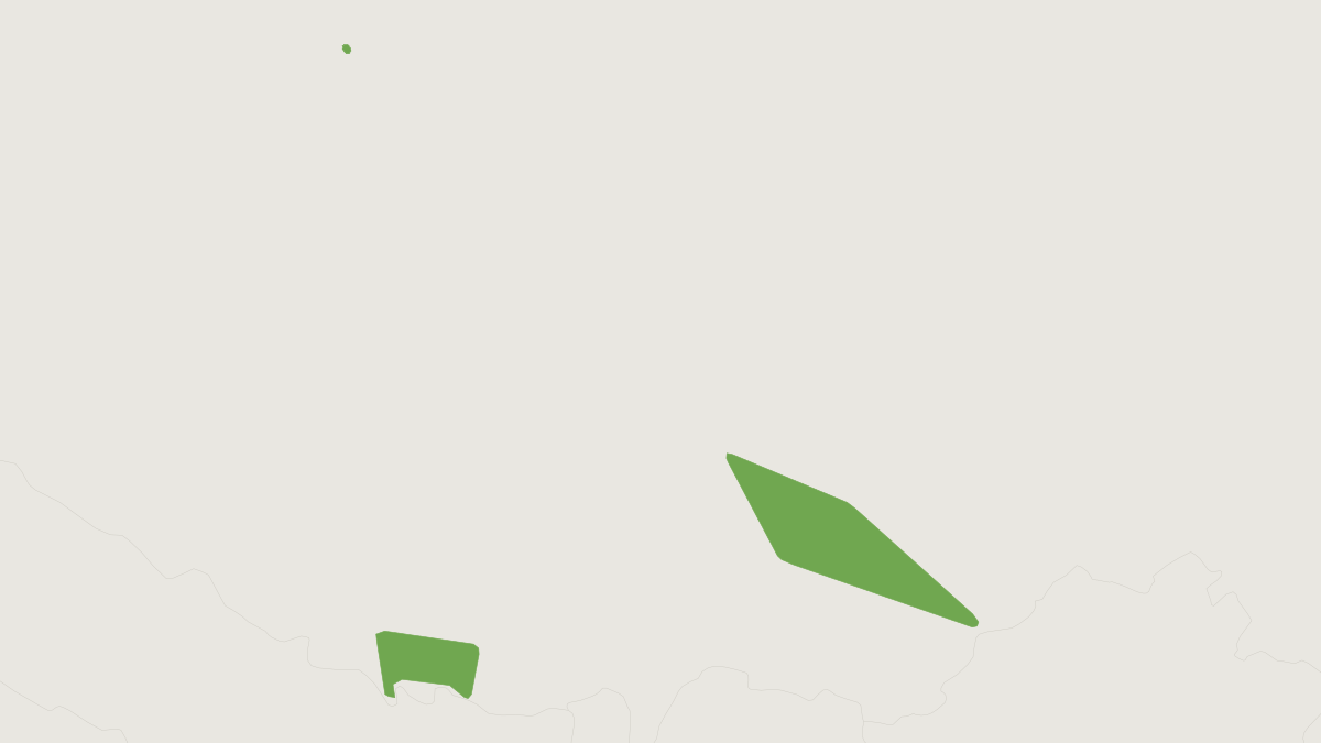 Range map of the Lama Dwarf Hamster (Cricetulus lama)
