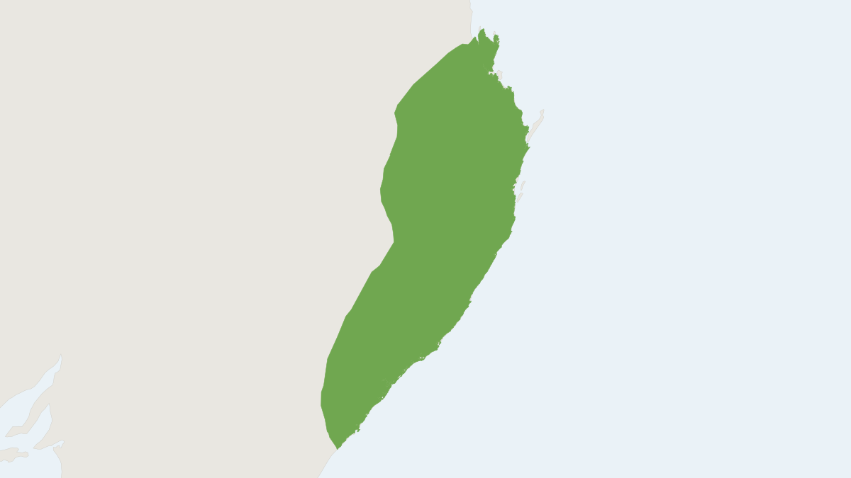 Range map of the Large-eared Pied Bat (Chalinolobus dwyeri) covering Australia and United Kingdom