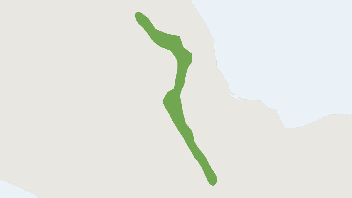 Range map of the Large-toothed Shrew (Sorex macrodon)