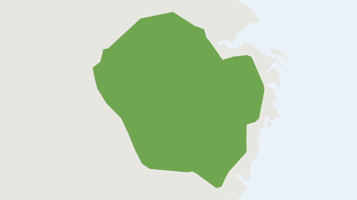 Range map of the Latouche's White-toothed Rat (Berylmys latouchei)