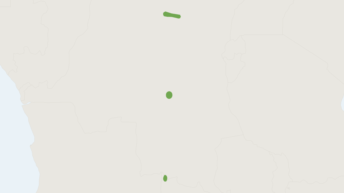 Range map of the Least Soft-furred Mouse (Praomys minor)